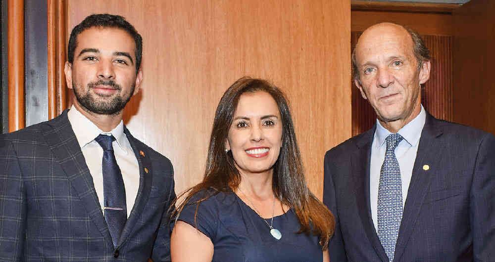 George Samudio, Carolina Rubiano y Andrés Isaza.