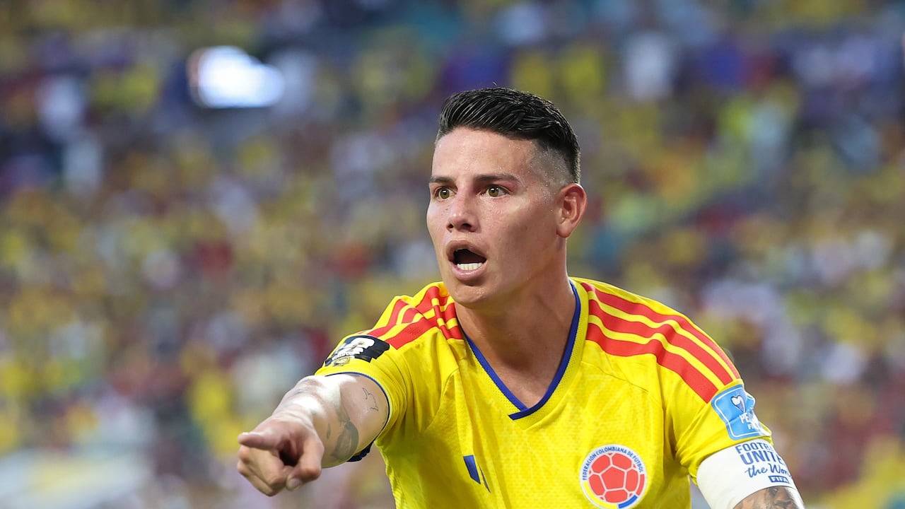 James Rodríguez, volante y capitán de la Selección Colombia.