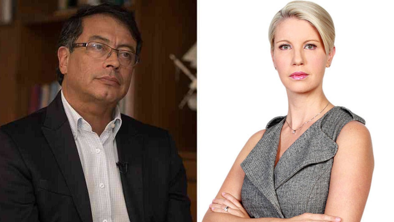 El senador y la periodista sostuvieron un debate que terminó con argumentos personales.