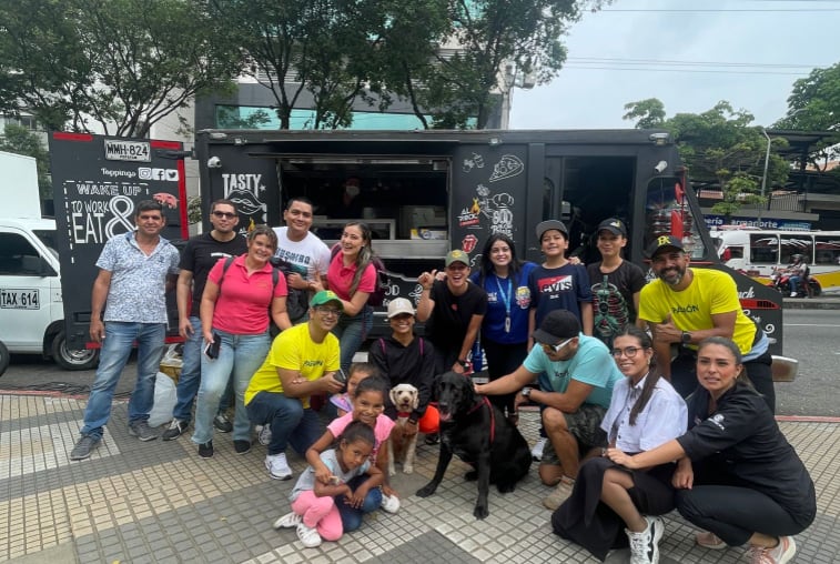 El evento se realiza en el parque San Pío.