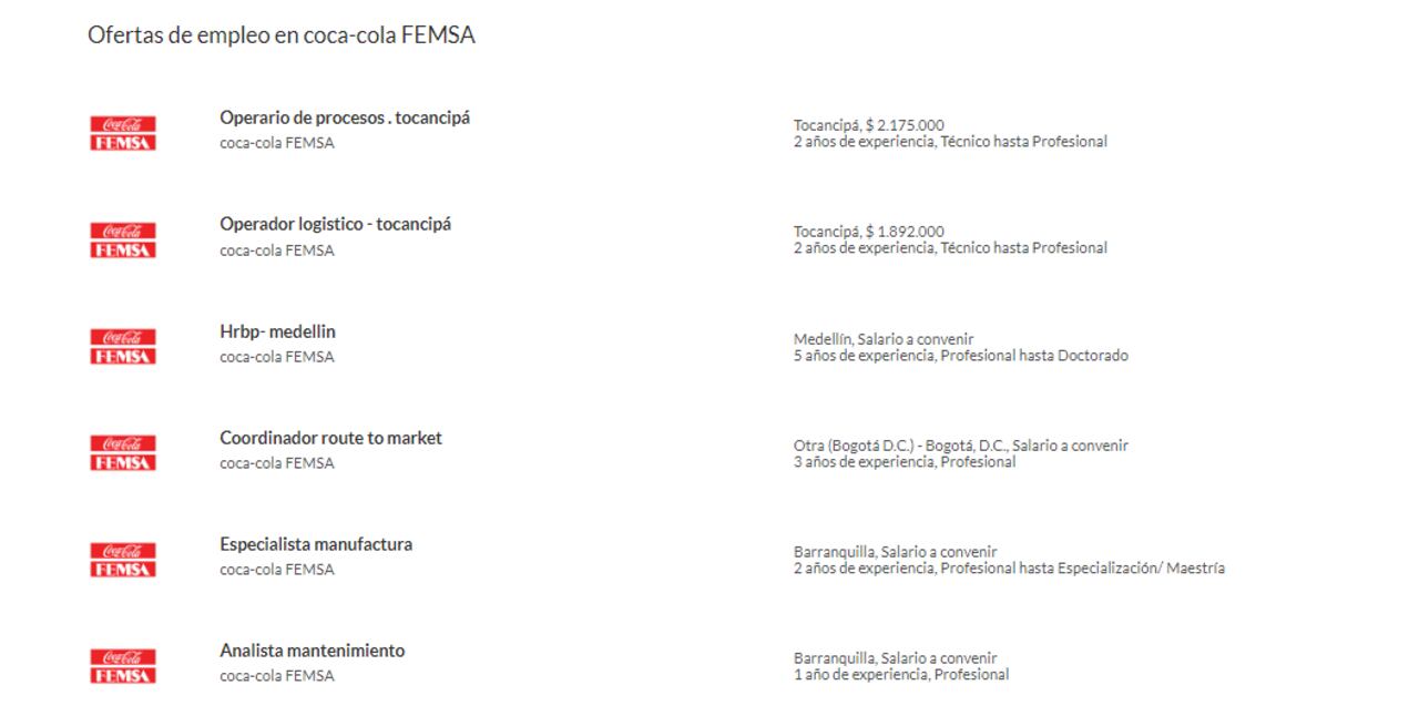 Las ofertas laborales disponibles en Semana.com/empleos.