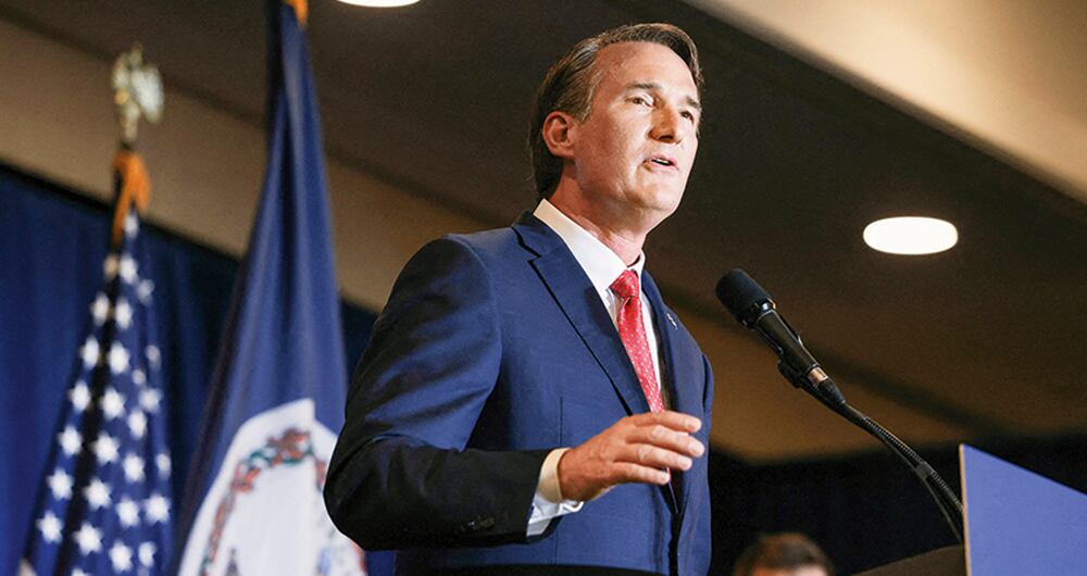 El republicano Glenn Youngkin fue elegido como nuevo gobernador de Virginia. Foto: AFP
