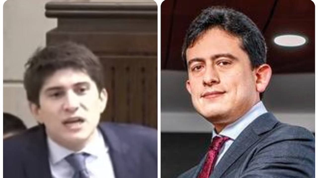 Wadith Manzur, congresistas, y Luis Carlos Reyes, exdirector de la Dian y ahora ministro de Comercio.