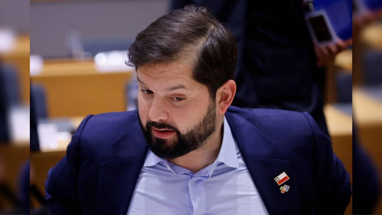 El nivel de aceptación en Chile de Gabriel Boric sigue en picada.