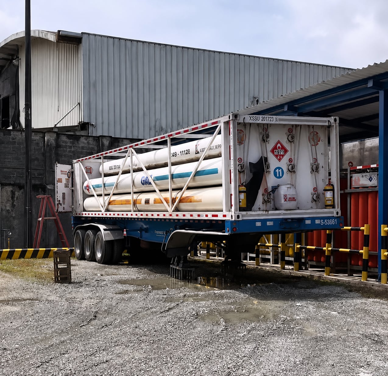 Gases de Occidente dispuso una red de gas virtual para realizar todo el transporte desde Buga hacia los municipios de Cauca y el Valle del Cauca.