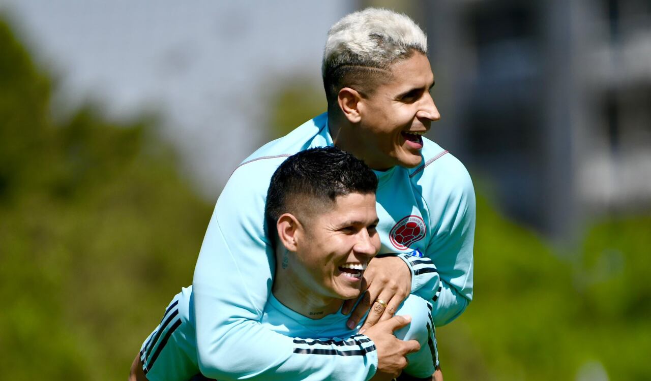 Daniel Cataño y Jorman Campuzano en la Selección Colombia