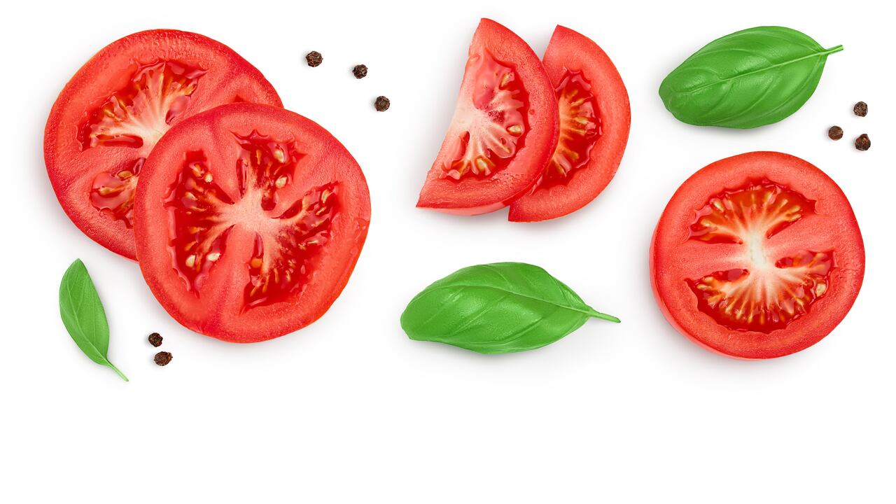 Los tomates son potentes antioxidantes, gracias a un compuesto llamado licopeno, que le otorga el color rojo.