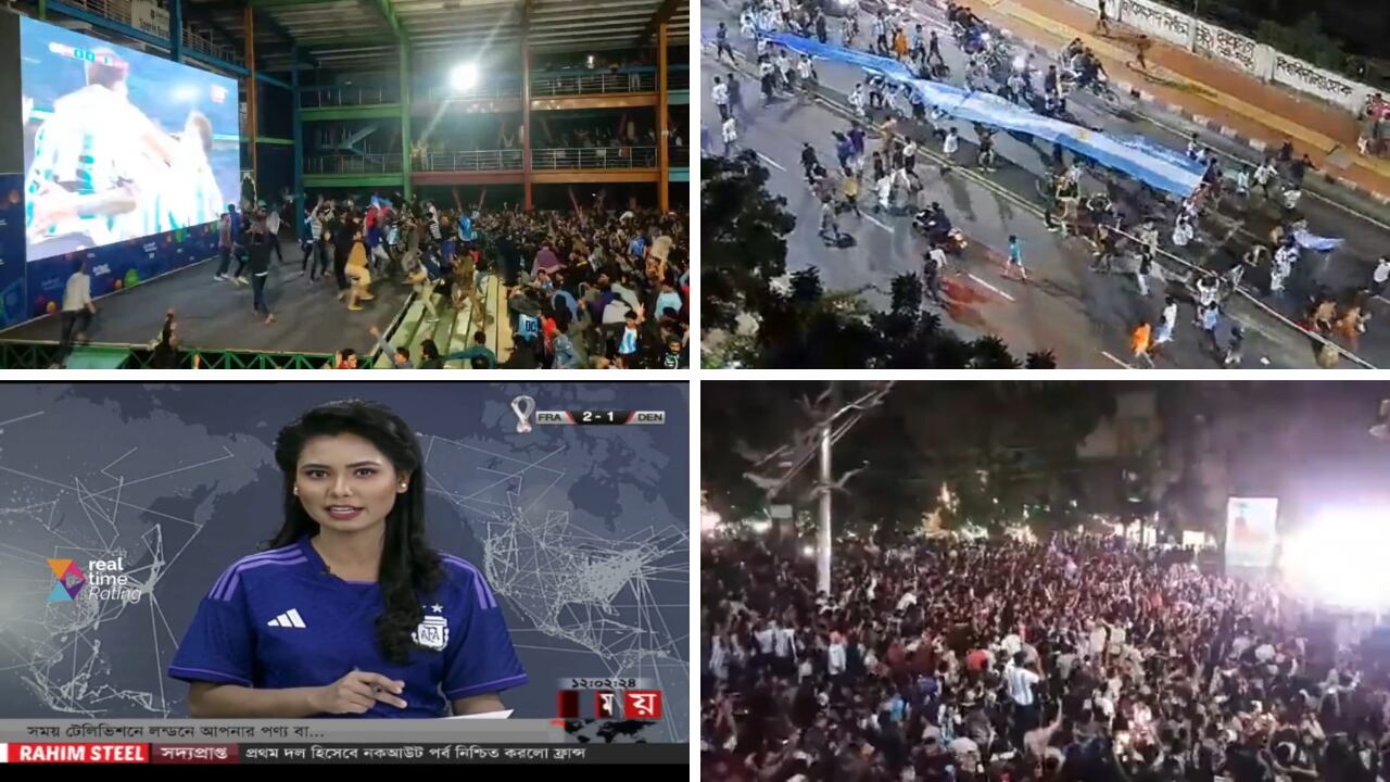 Bangladesh, hay una historia detrás de su apoyo a la Selección de Argentina.