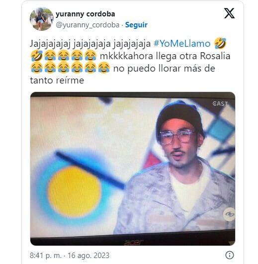 El imitador del cantante generó risas por su presentación