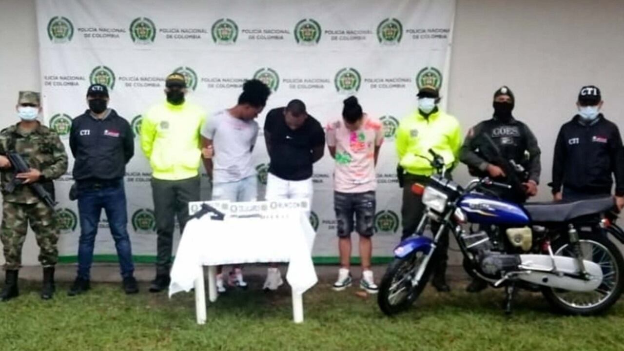 A la cárcel tres presuntos integrantes de una oficina de sicarios señalados por el homicidio de un hombre en Palmira, Valle.