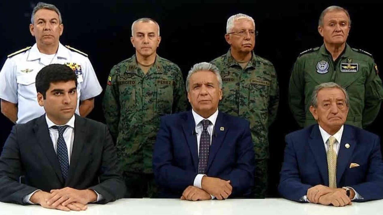 Foto:Lenín Moreno defendió su medida de eliminar los subsidios de los combustibles. Foto:Secretaría General de Comununicación/BBC