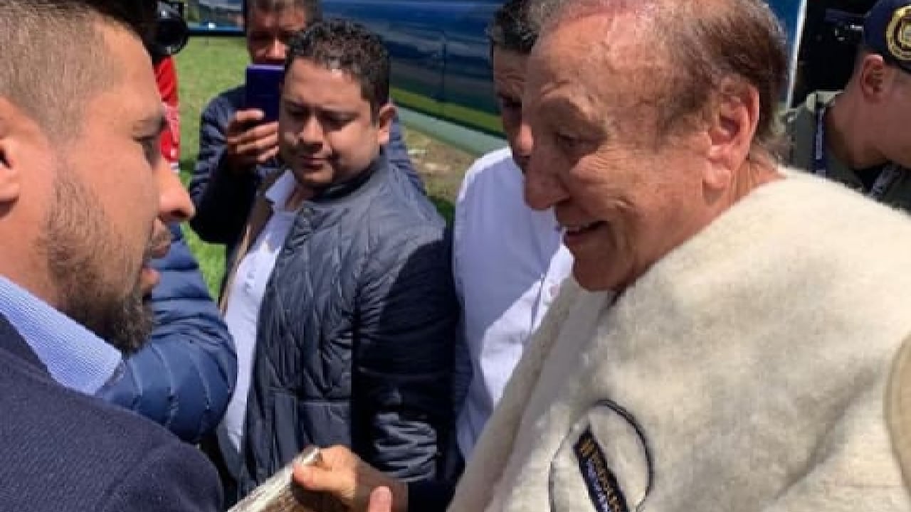 Rodolfo Hernández y Eduar Triana en Chquinquirá