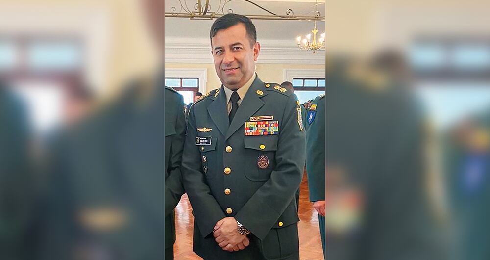 general Óscar vera peláez Fue comandante de la unidad de contrainteligencia militar durante dos años del Gobierno Duque.