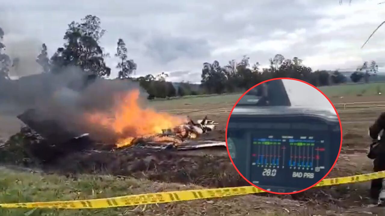 Las imágenes compartidas por Weisman Mora revelaron un mensaje técnico en la cabina.