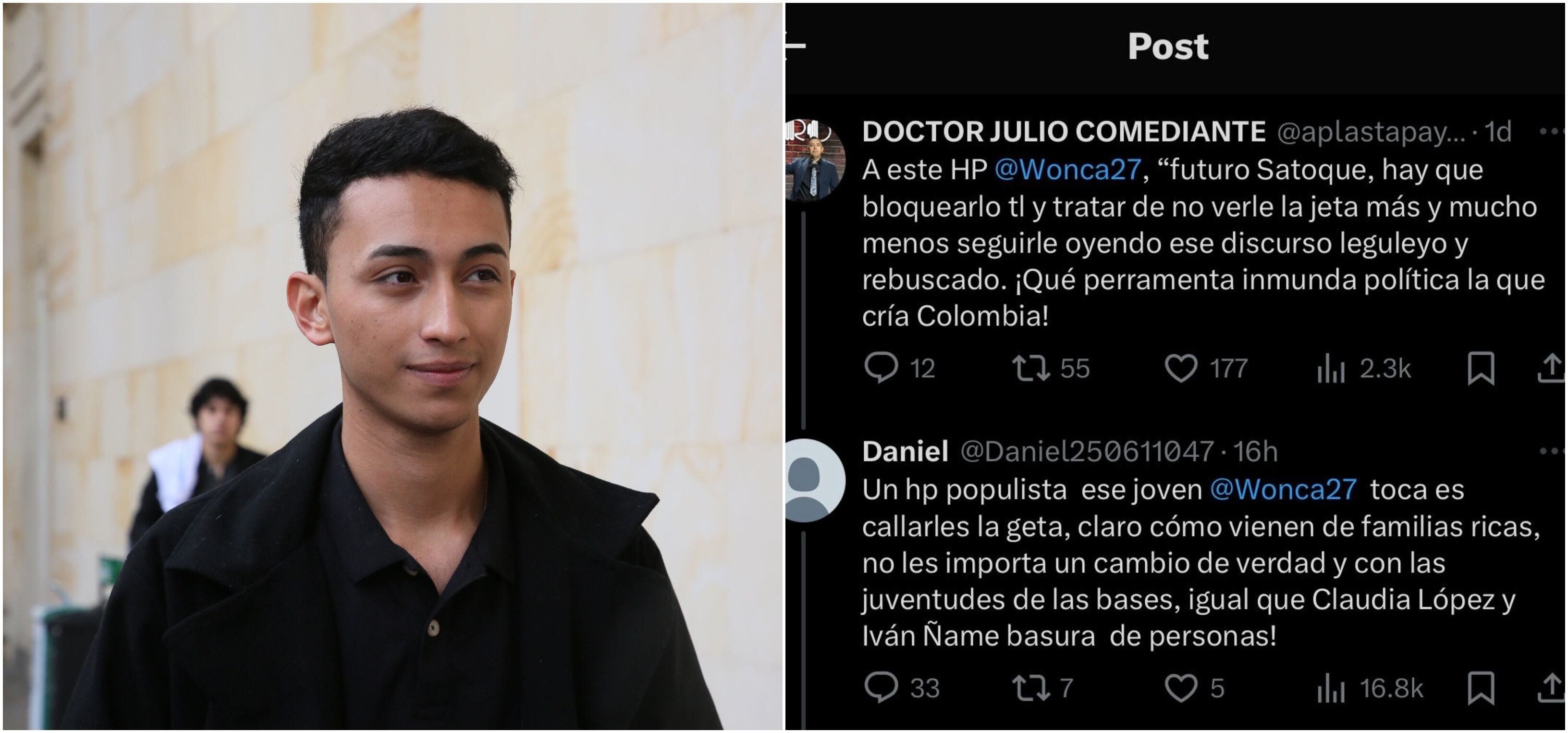 William Molina consejero juvenil recibió amenazas de muerte