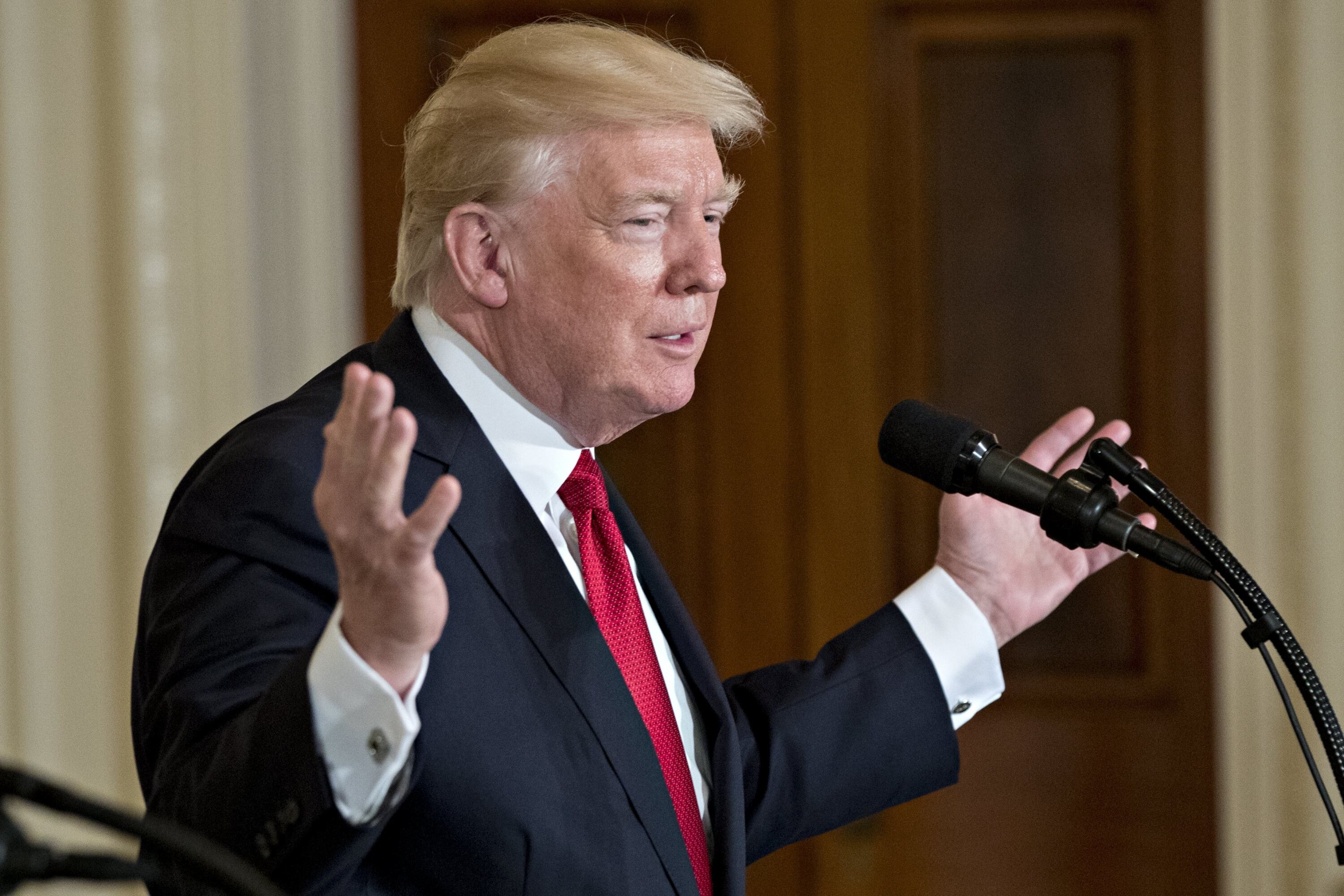 Donald Trump, presidente de Estados Unidos.