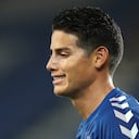 James Rodríguez en su paso por Everton de Inglaterra