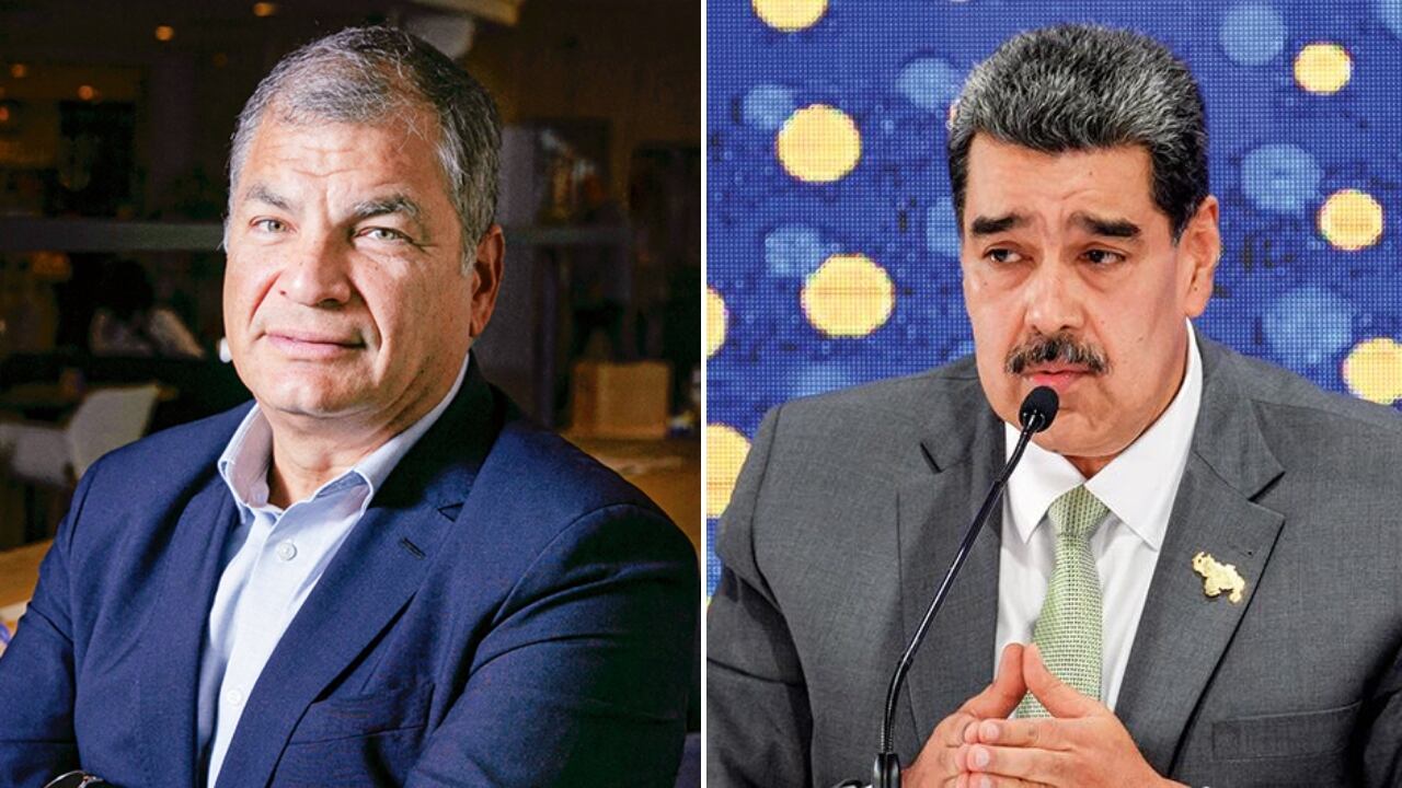 Rafael Correa y Nicolás Maduro.