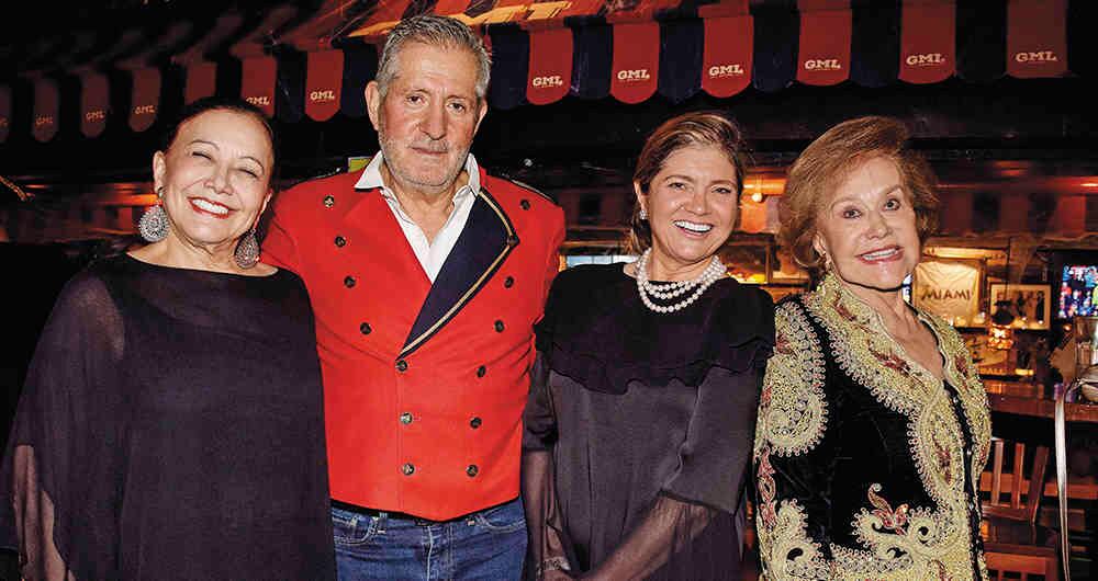 Nora Trujillo, Alfonso Arango, Francia Zárate e Irma Sus Pastrana.