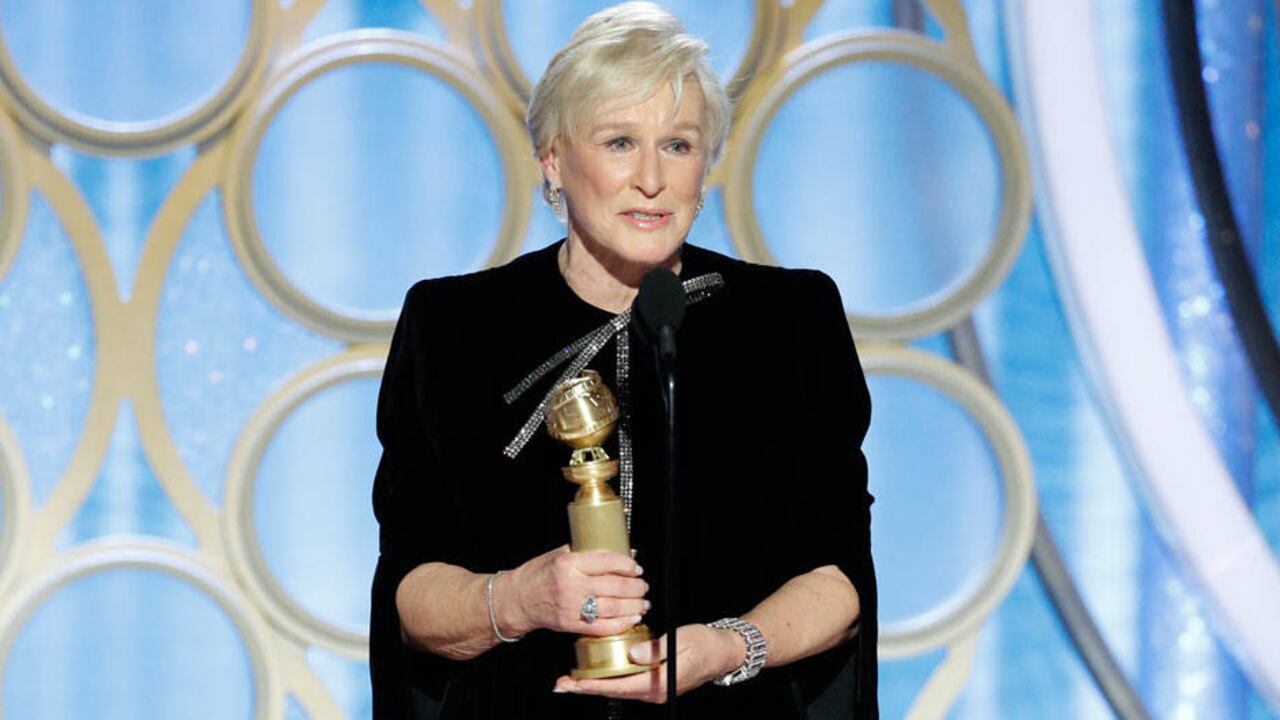 Close recibió el Globo de Oro como actriz dramática por La Esposa.