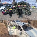 Durante la Operación Horus, las autoridades incautaron fusiles, pistolas, drones, granadas improvisadas y otros elementos en zona rural de Chaparral, Tolima.