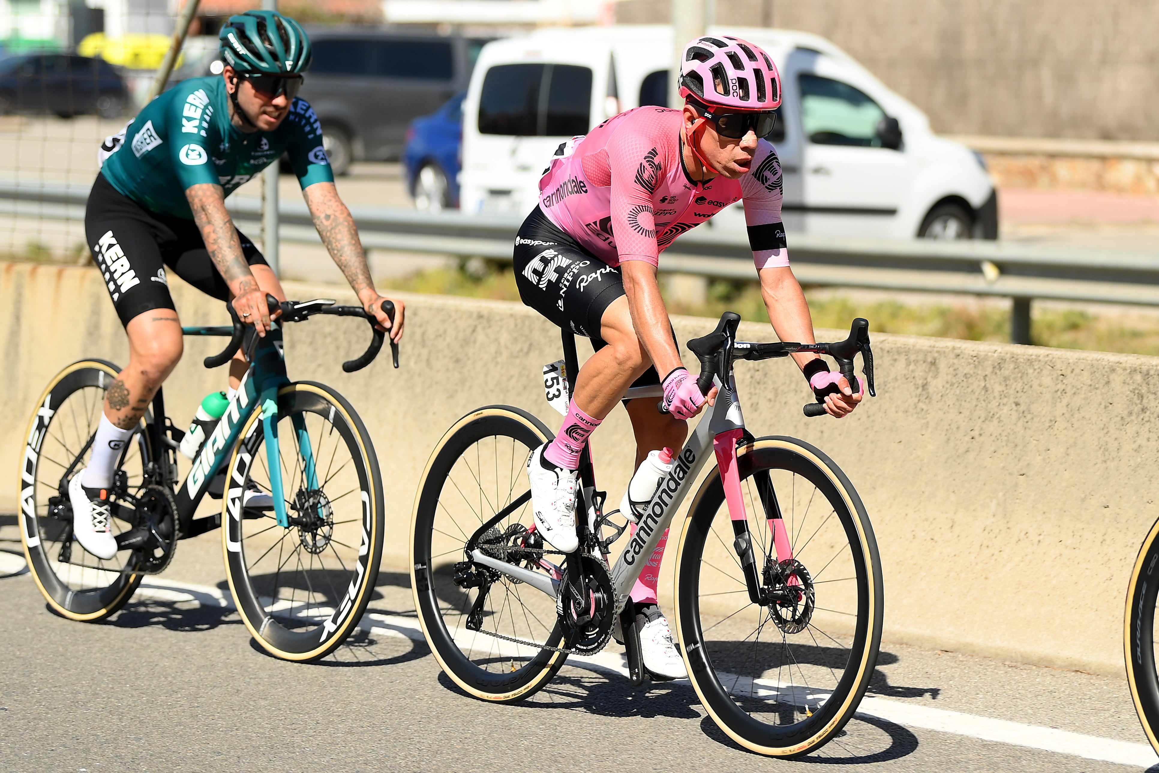 Rigoberto Urán terminó décimo en la última etapa de la Vuelta a Cataluña.