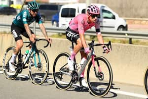 Rigoberto Urán terminó décimo en la última etapa de la Vuelta a Cataluña.