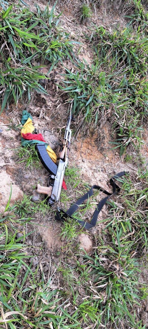 Varios fusiles fueron incautados