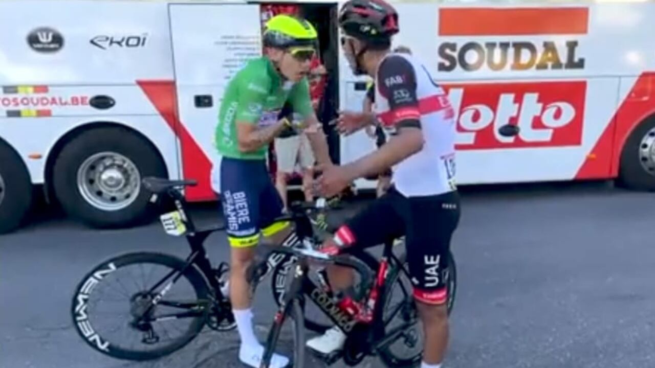 Juan Sebastián Molano tuvo una fuerte discusión con el francés Hugo Page