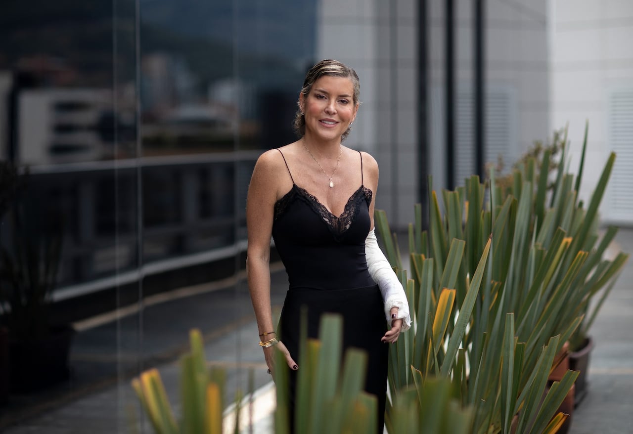 La exembajadora Ángela Benedetti en entrevista con SEMANA.