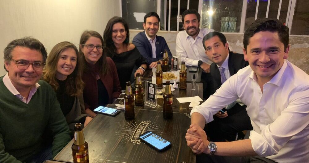 Gabriel Santos con la Centro Esperanza.