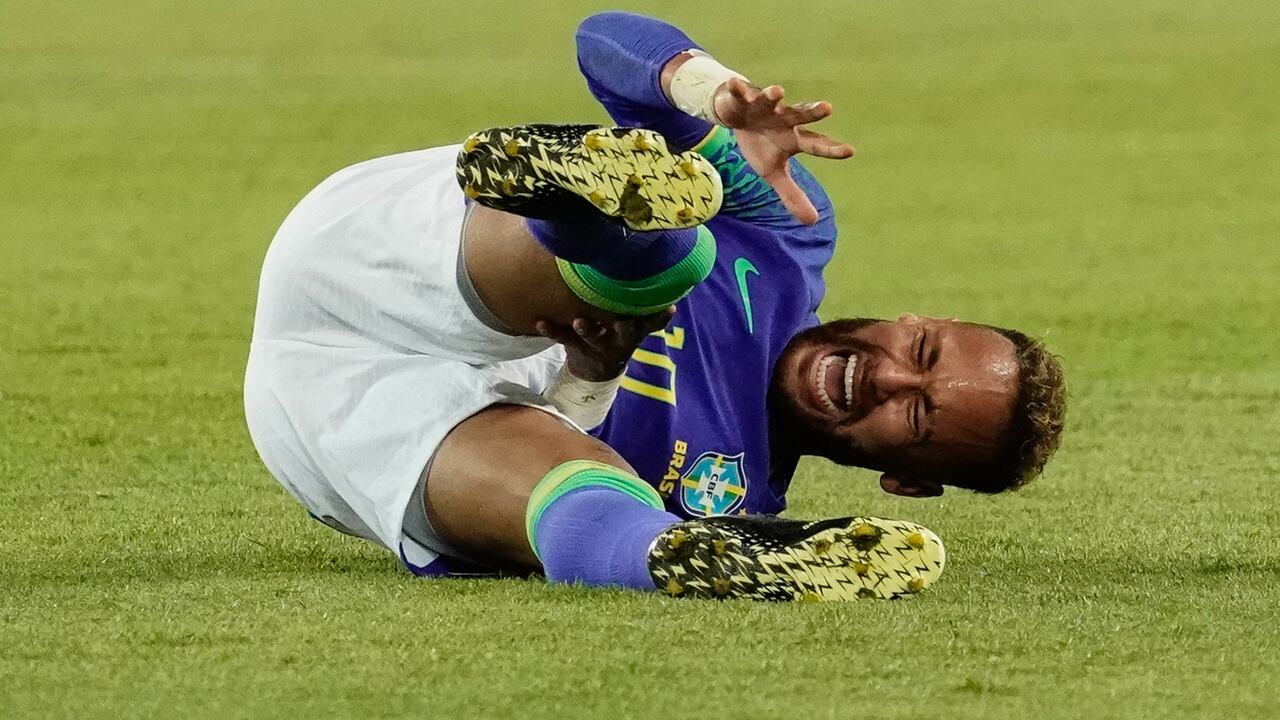 Neymar, delantero de Brasil.