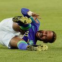 Neymar, delantero de Brasil.