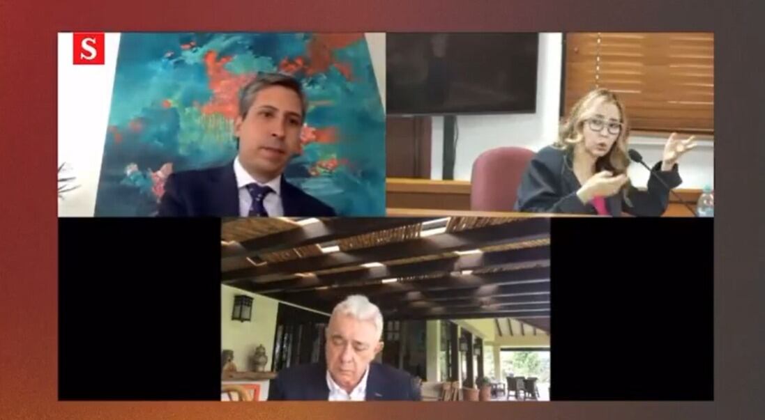 La exfiscal Hilda Niño dio su testimonio en el juicio contra el expresidente Uribe durante la mañana de este martes 18 de marzo.