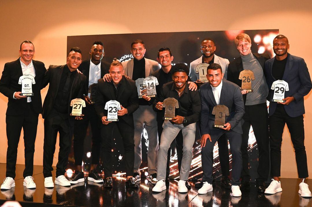 El XI ideal del fútbol colombiano en 2022.