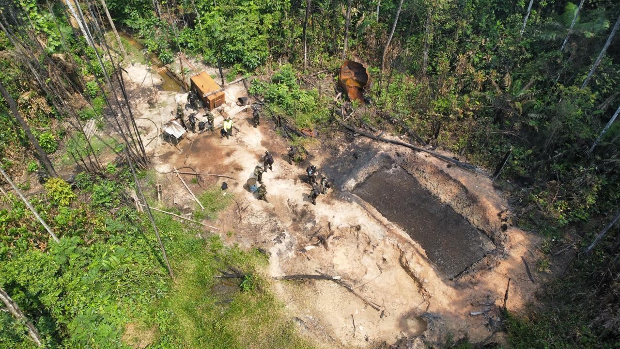 Narco-piscinas de las disidencias de las Farc en Norte de Santander.