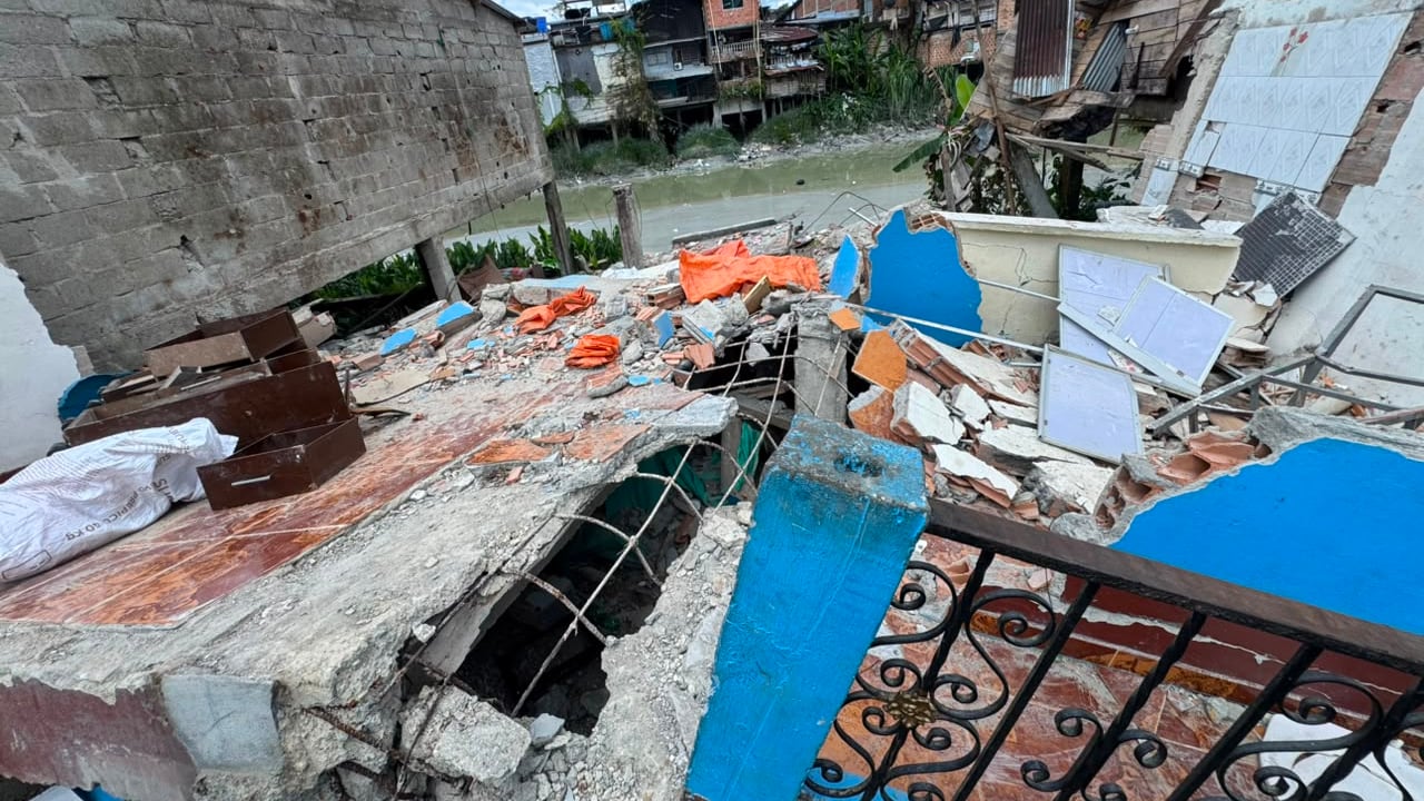 Afectaciones por el terremoto en Istmina, Chocó.