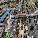 El nuevo puente peatonal del centro comercial El Edén ya se encuentra en funcionamiento sobre la avenida Boyacá con calle 12B.