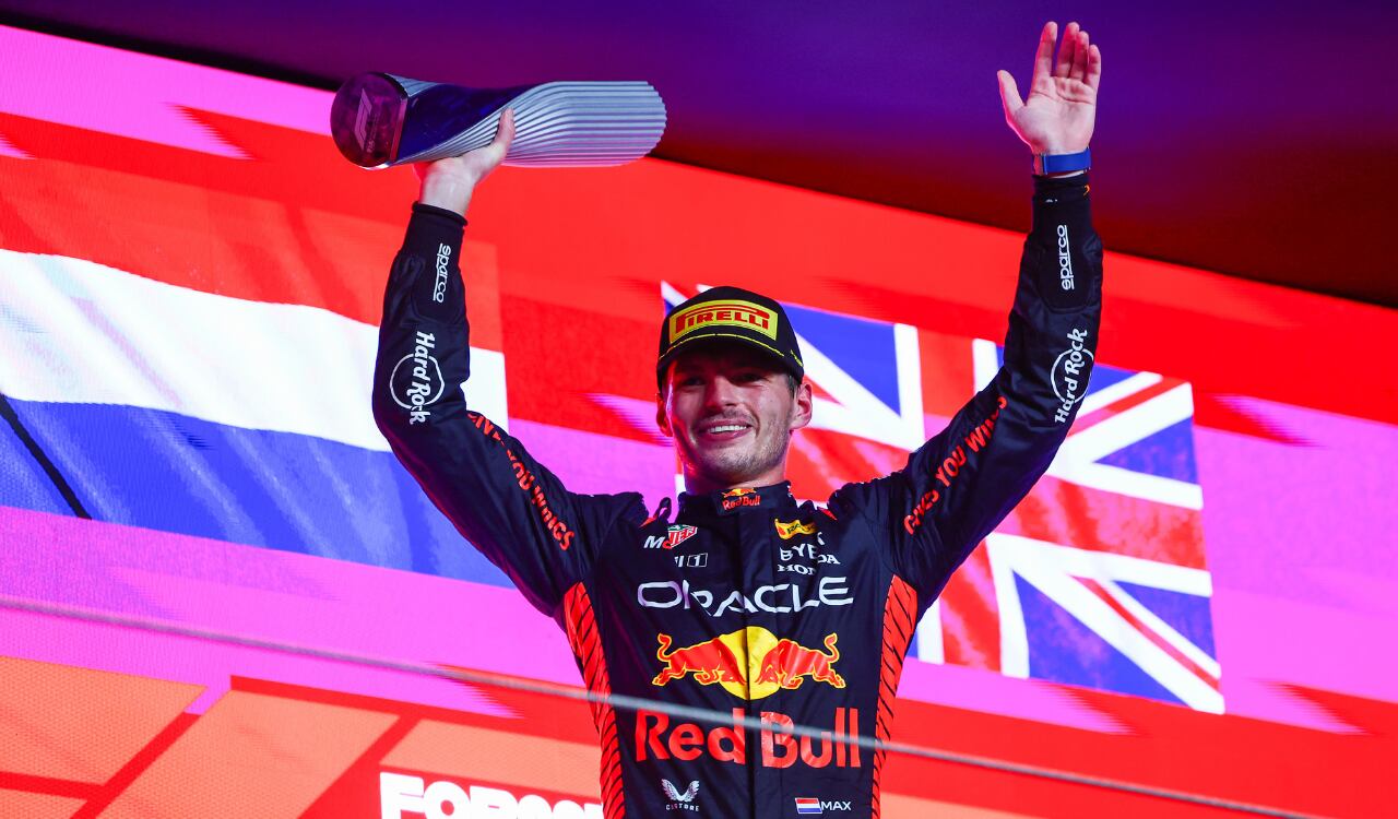 Max Verstappen tras haber conquistado el GP de Qatar.