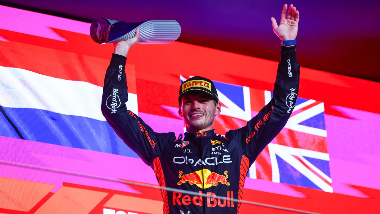 Max Verstappen tras haber conquistado el GP de Qatar.