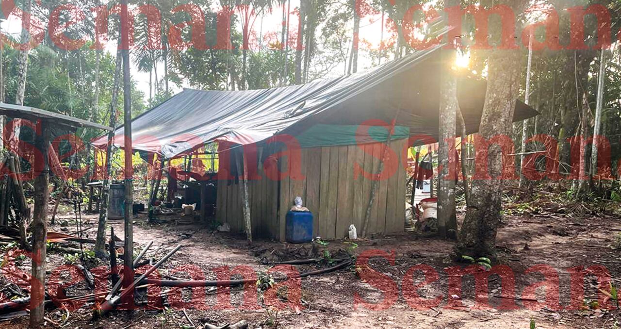 Inteligencia militar considera que en este campamento se escondía alias Miller, el presunto responsable del ataque contra el Ejército que dejó a siete militares muertos en Guaviare.