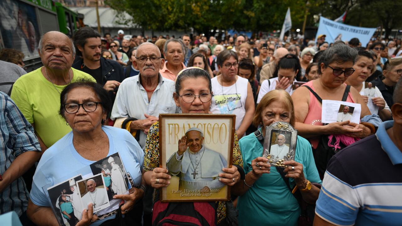 Misa por el papa Francisco en Buenos Aires