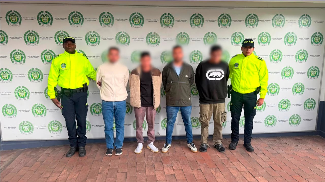 Capturados por la Policía.
