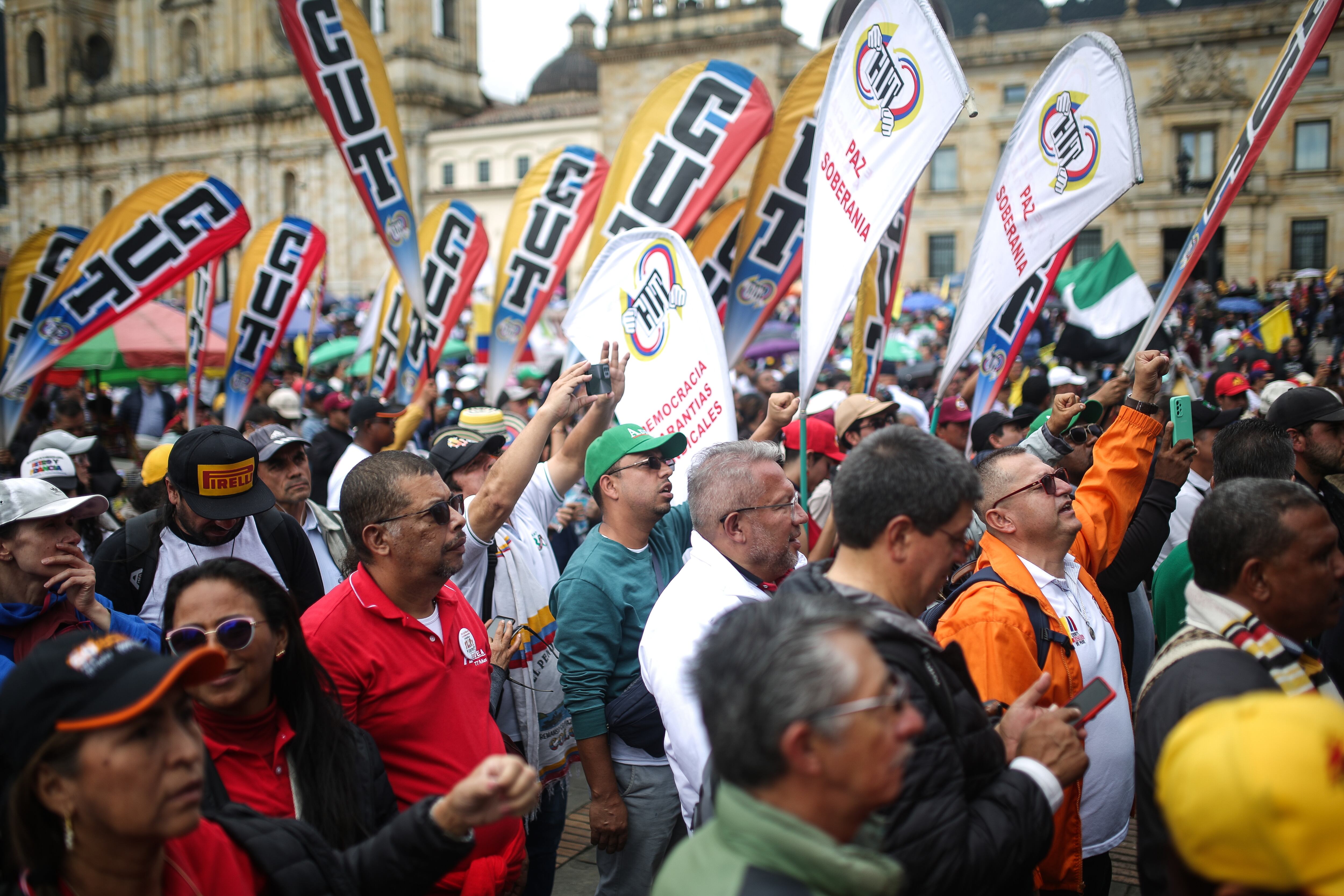 Protestas de Fecode en Bogotá