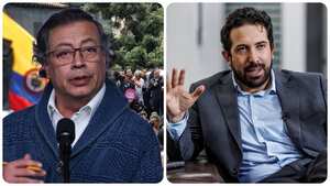 Gustavo Petro y Diego Guevara.