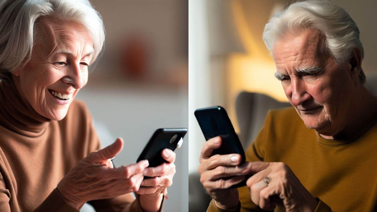 Celulares para adultos mayores que son fáciles de usar .