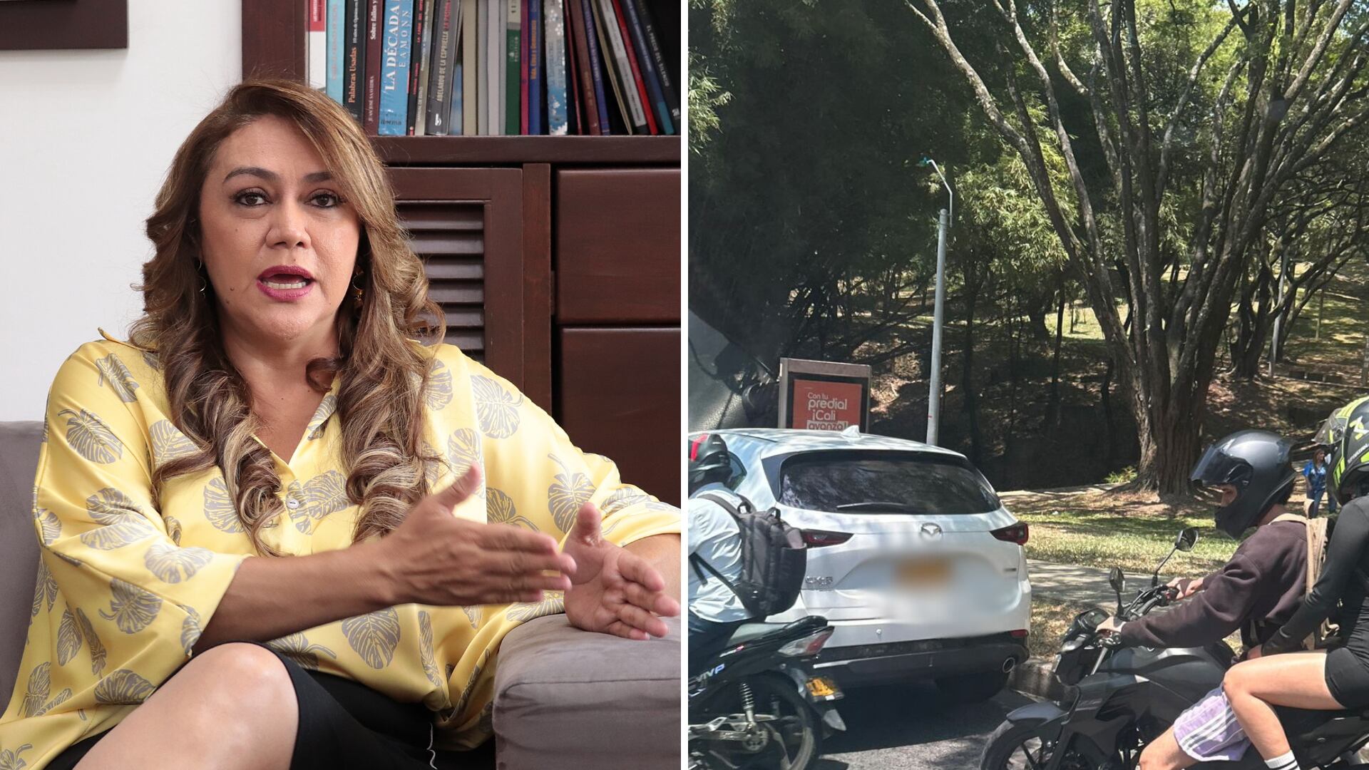 Maria del Carmen Londoño se pronunció tras supuesta infracción de tránsito.