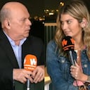 Los dos periodistas se mostraron en "orillas" opuestas en el tema Messi-Cristiano. Foto: Captura Win Sports.