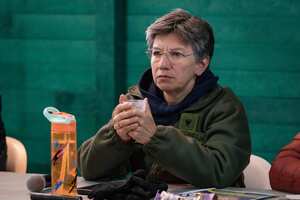 Claudia López en Sumapaz.