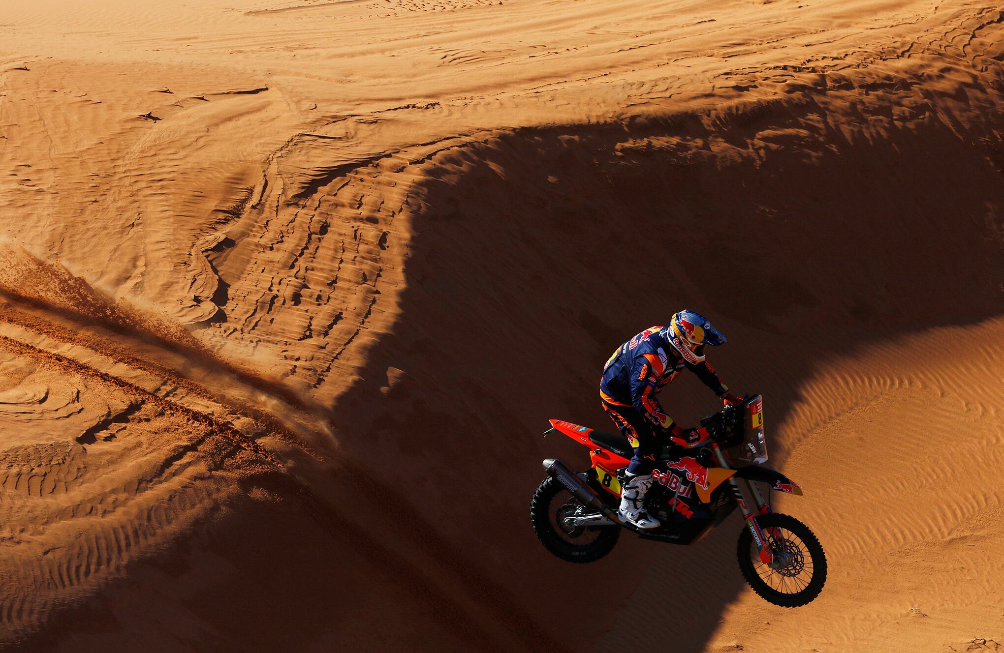 En imágenes : Los vehículos todoterreno compiten en el agotador Rally Dakar